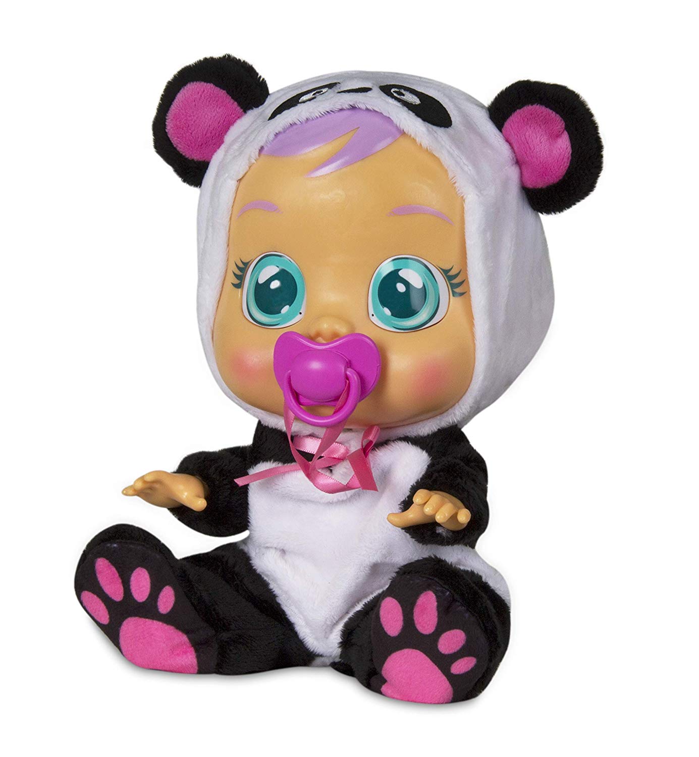 Интерактивная кукла - Плачущий младенец Crybabies – Pandy, 31 см  